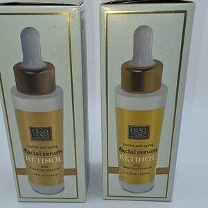 adidas Facial Serum Bottle in Gold and White